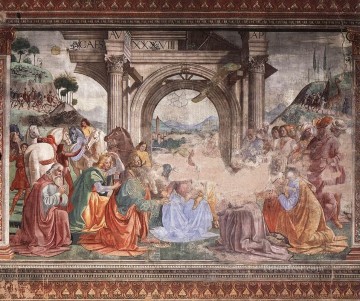 Domenico Ghirlandaio Painting - Adoration Of The Magi Renaissance Florence Domenico Ghirlandaio